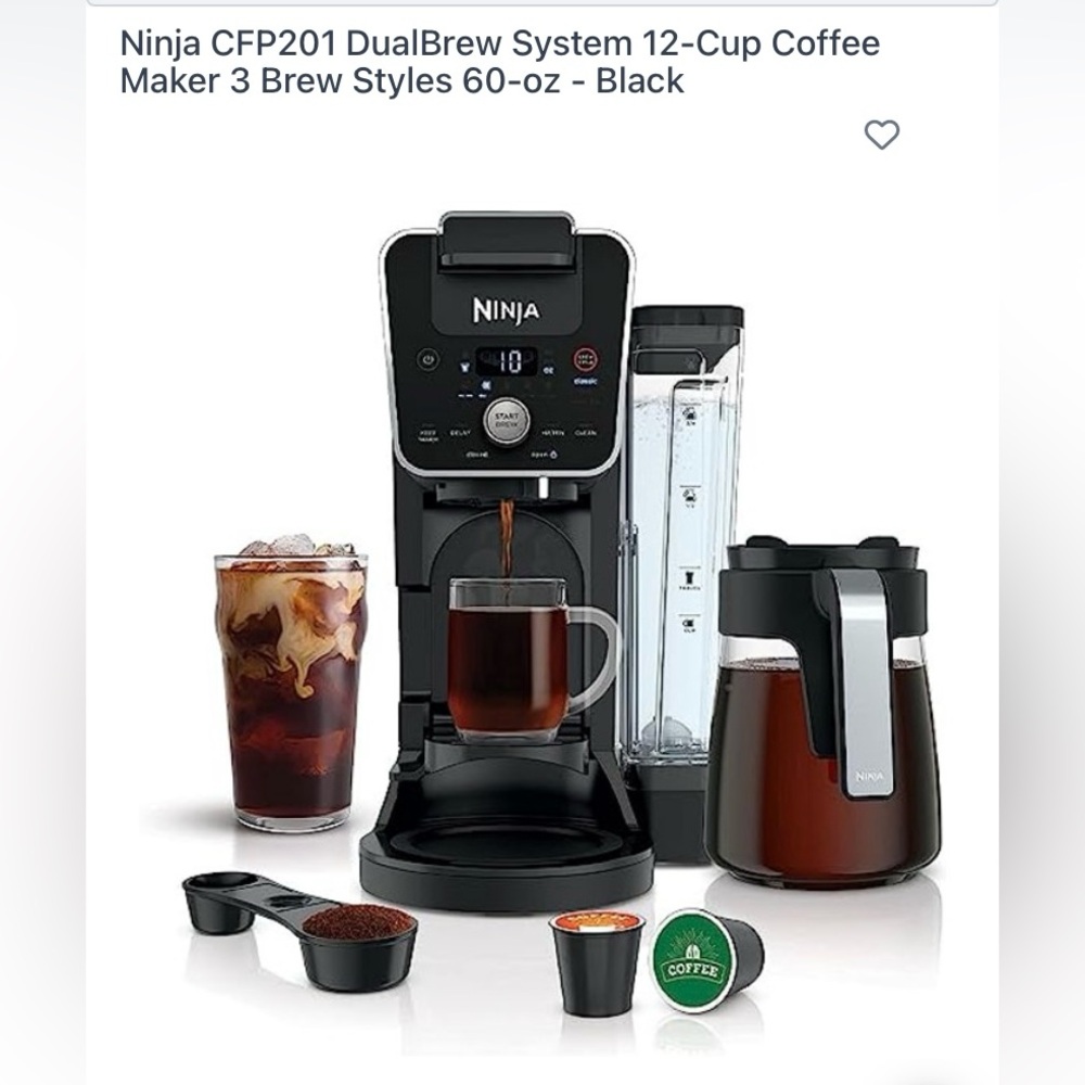 Ninja DualBrew Black Coffee System
